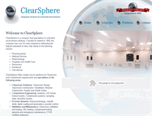 Tablet Screenshot of clearsphere.com